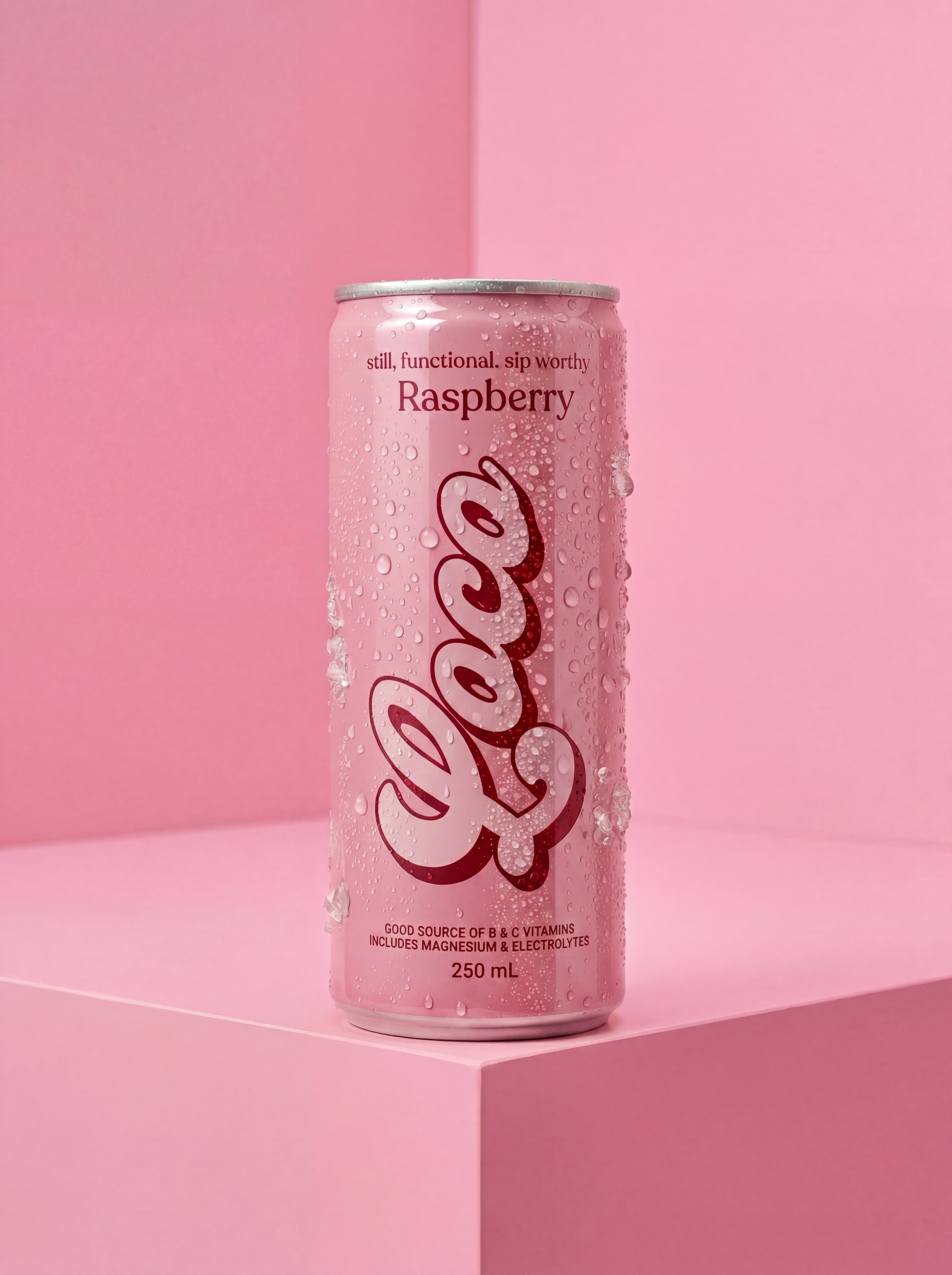 Raspberry Still Functional Drink